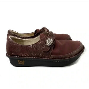 Alegria PG Lite Dream Fit Den 589 Brown Slip On Comfort Shoes